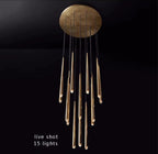 Contemporary Chandelier for High Ceiling Living Room & Foyer for high ceiling staircase and foyer lighting