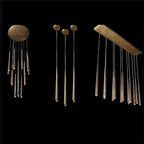 Contemporary Chandelier for High Ceiling Living Room & Foyer for high ceiling staircase and foyer lighting