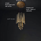 Contemporary Chandelier for High Ceiling Living Room & Foyer for high ceiling staircase and foyer lighting