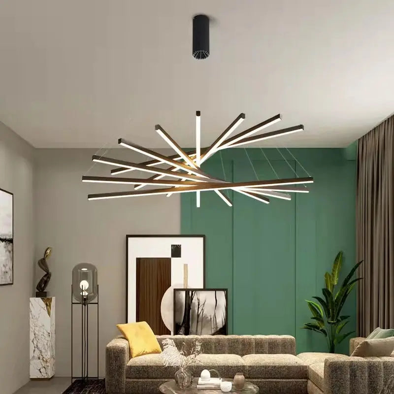 Cora Contemporary Foyer Chandelier for high ceiling staircase and foyer lighting