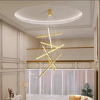 Cora Contemporary Foyer Chandelier for high ceiling staircase and foyer lighting