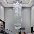 Crystal High Ceiling Stairwell Lighting for high ceiling staircase and foyer lighting