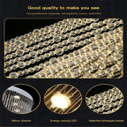 Crystal Tassel Chandelier for Staircase & Foyer for high ceiling staircase and foyer lighting