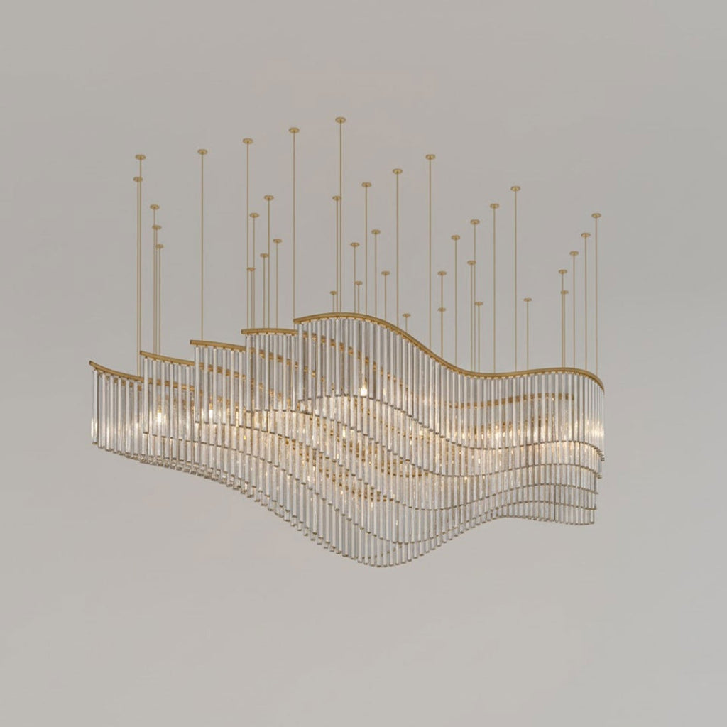 Luxury Fringe Waterfall Chandelier product image