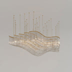 Luxury Fringe Waterfall Chandelier product image
