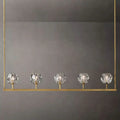 Crystal Ball Linear Chandelier by Bling Lighting Studio
