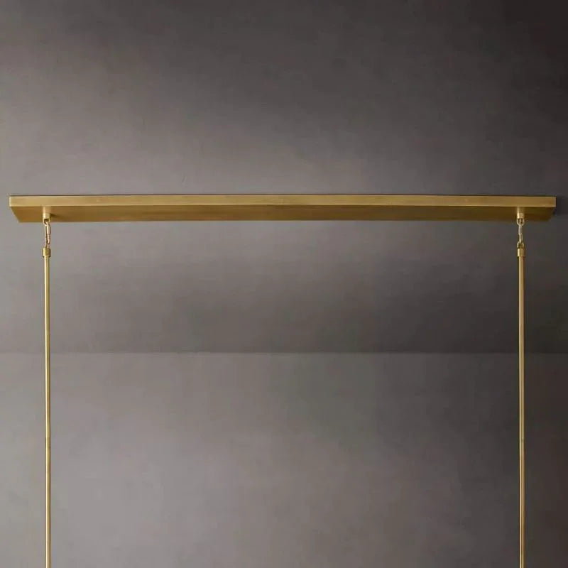 Crystal Ball Linear Chandelier by Bling Lighting Studio