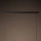 Crystal Ball Linear Chandelier by Bling Lighting Studio