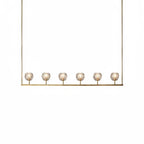 Crystal Ball Linear Chandelier by Bling Lighting Studio