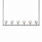 Crystal Ball Linear Chandelier by Bling Lighting Studio