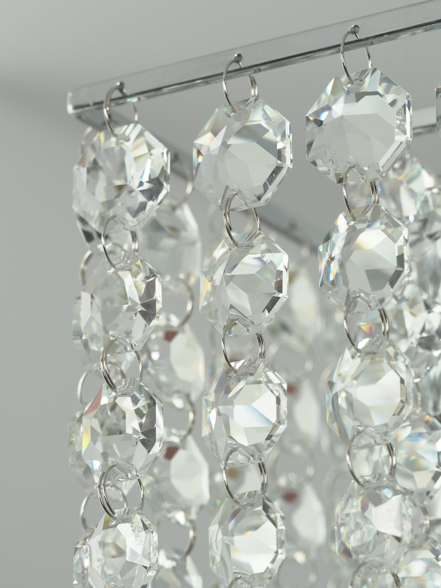 Crystal Frame Chandelier by Bling Lighting Studio
