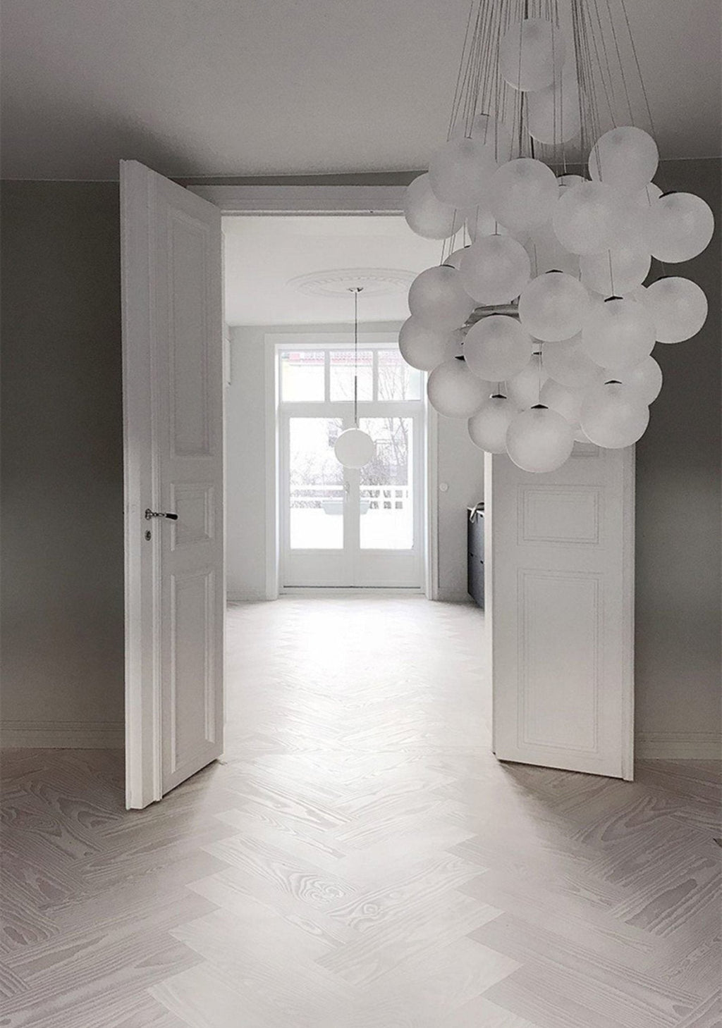 Cumulus Cascade Chandelier by Bling Lighting Studio