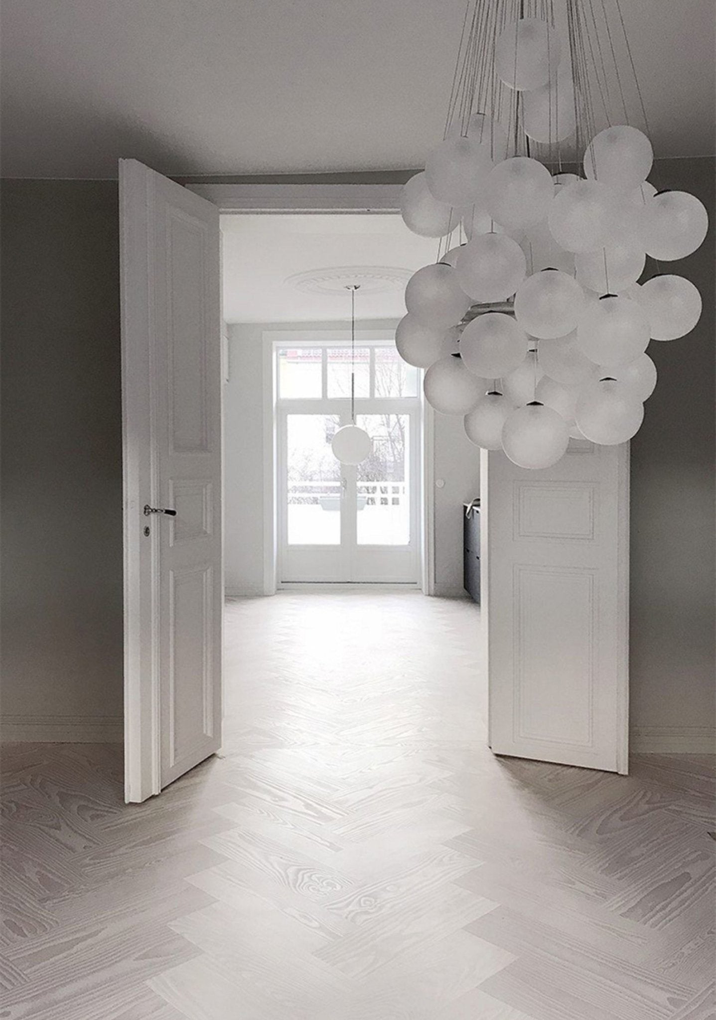 Cumulus Cascade Chandelier by Bling Lighting Studio