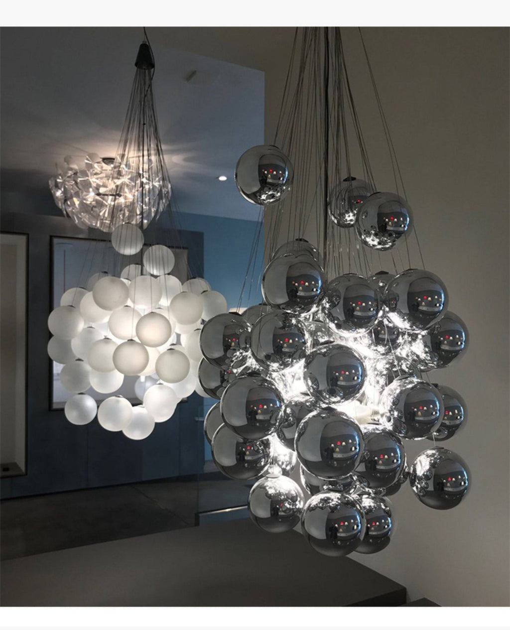 Cumulus Cascade Chandelier by Bling Lighting Studio