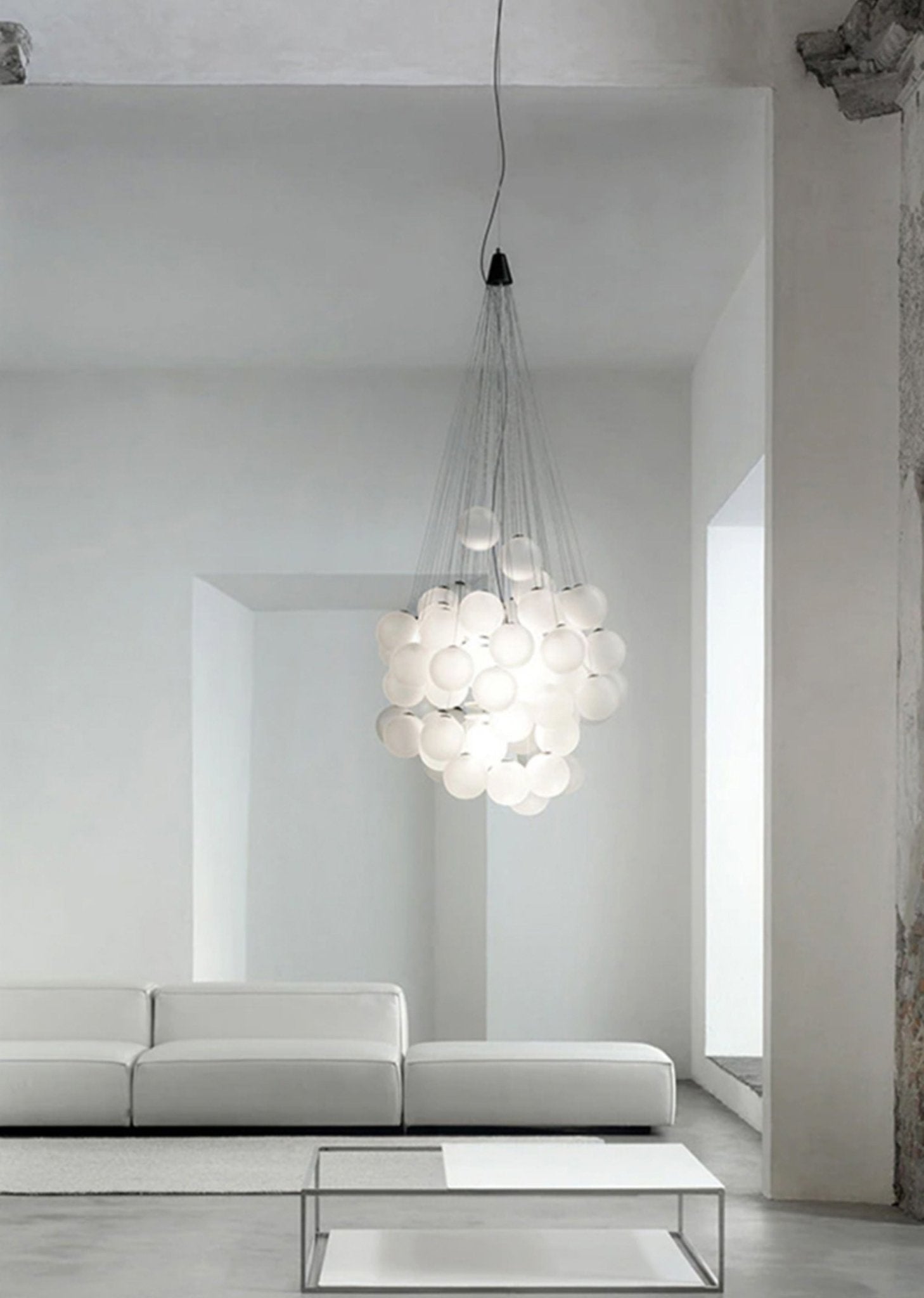 Cumulus Cascade Chandelier by Bling Lighting Studio