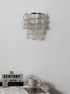 Pearl Shell Wall Lamp by Bling Lighting Studio