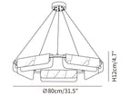 Delia Alabaster Chandelier  23.6''31.5''