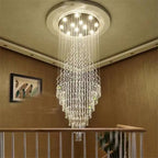 Delphine High Ceiling Living Room Lighting for high ceiling staircase and foyer lighting