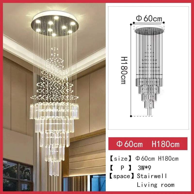 Delphine High Ceiling Living Room Lighting for high ceiling staircase and foyer lighting