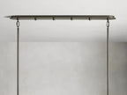 Delsie Oval Art Glass Chandelier 51''63''72''L by Bling Lighting Studio