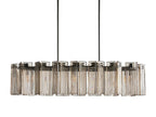 Delsie Oval Art Glass Chandelier 51''63''72''L by Bling Lighting Studio