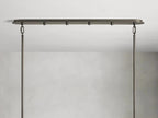 Delsie Oval Art Glass Chandelier 51''63''72''L by Bling Lighting Studio