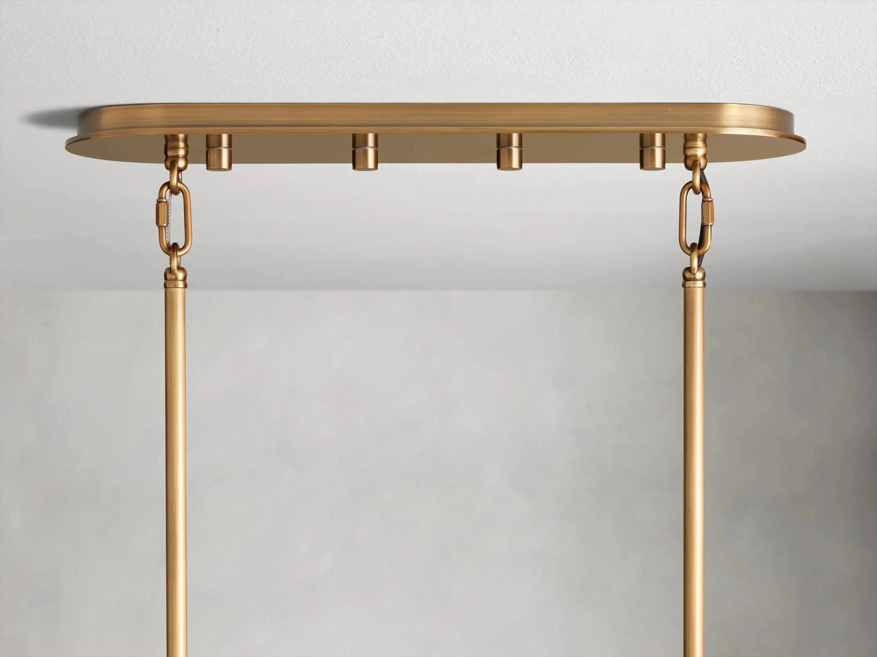 Delsie Oval Art Glass Chandelier 51''63''72''L by Bling Lighting Studio