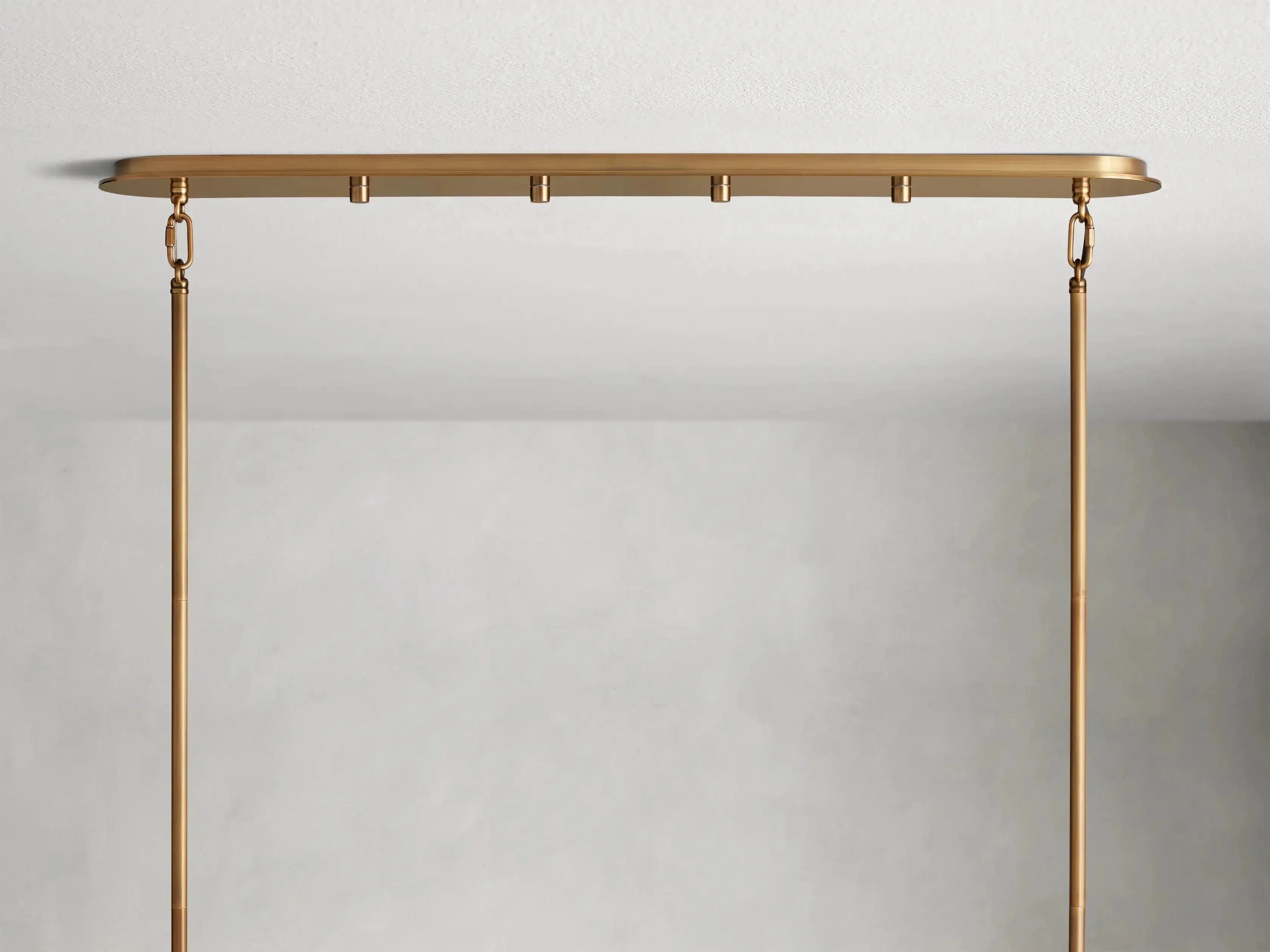 Delsie Oval Art Glass Chandelier 51''63''72''L by Bling Lighting Studio