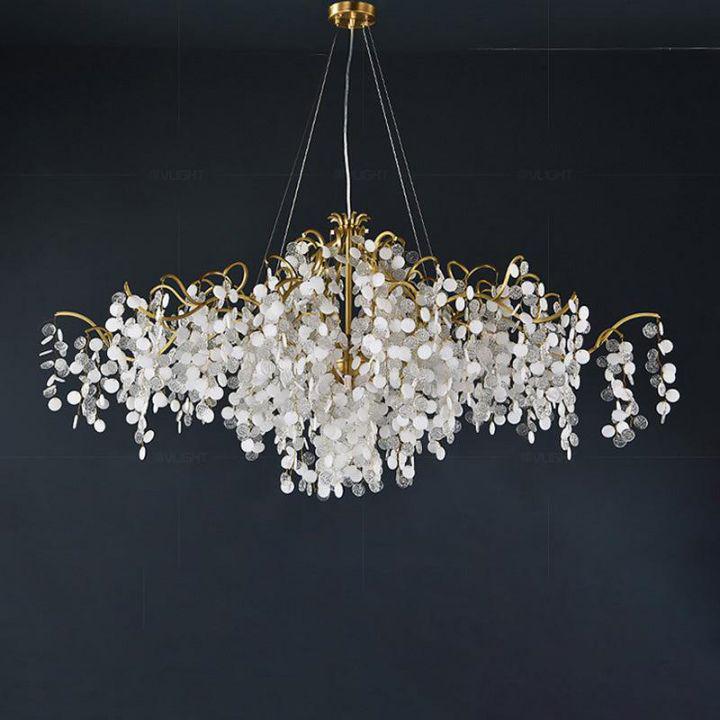 Donna Oval Tree Branch Chandelier by Bling Lighting Studio