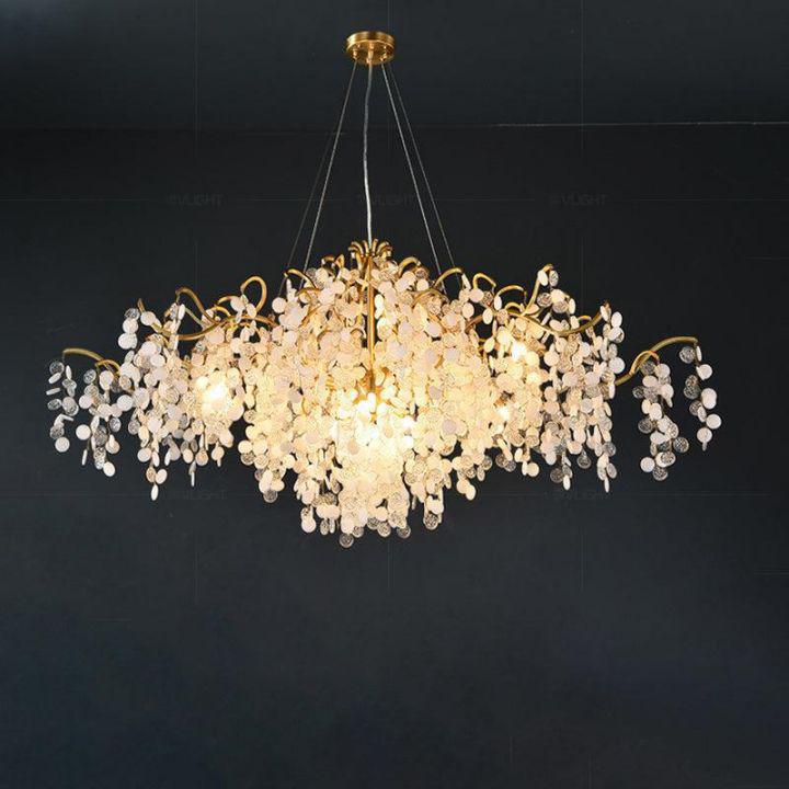 Donna Oval Tree Branch Chandelier by Bling Lighting Studio