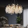 Donna Round Circle Fortune Tree Round Branch Chandelier by Bling Lighting Studio