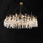 Donna Round Circle Fortune Tree Round Branch Chandelier by Bling Lighting Studio