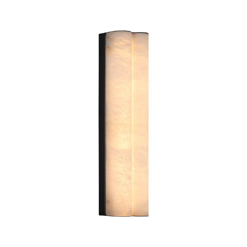 Elaris Alabaster Column Wall Light by Bling Lighting Studio