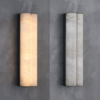 Elaris Alabaster Column Wall Light by Bling Lighting Studio