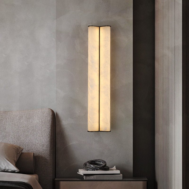 Elion Twin Alabaster Wall Light by Bling Lighting Studio