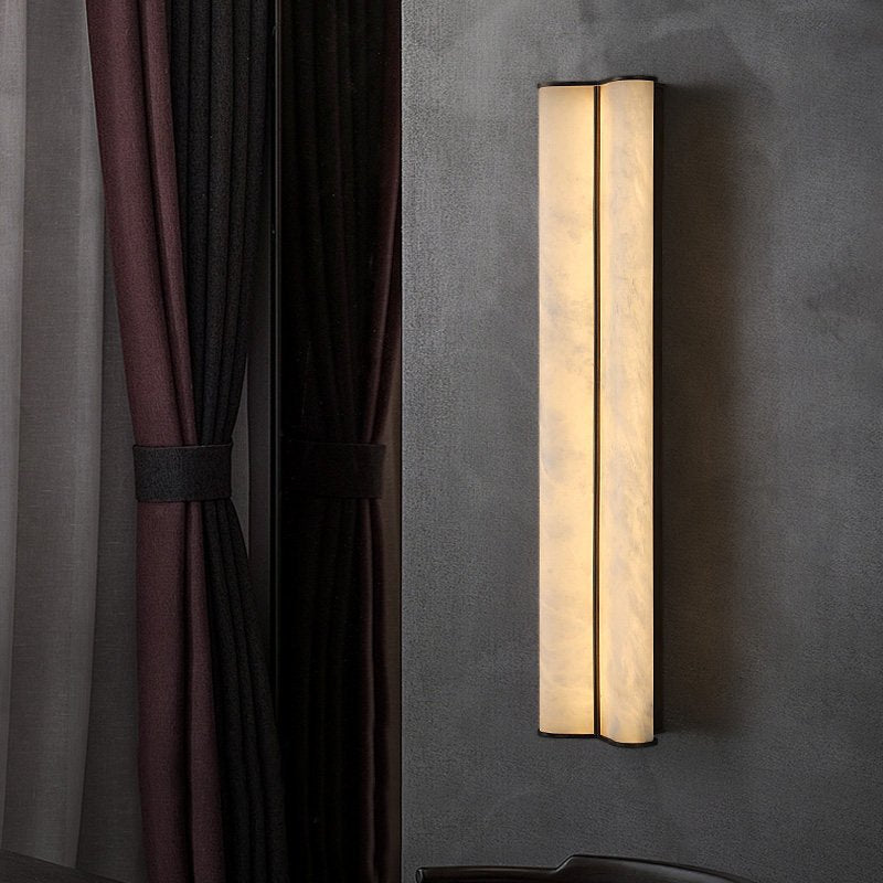 Elion Twin Alabaster Wall Light by Bling Lighting Studio