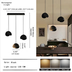 Elor Contemporary Wood Multi Light Pendant for high ceiling staircase and foyer lighting