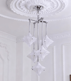Elowen Long Prism Star Chandelier by Bling Lighting Studio