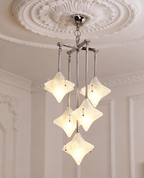 Elowen Long Prism Star Chandelier by Bling Lighting Studio