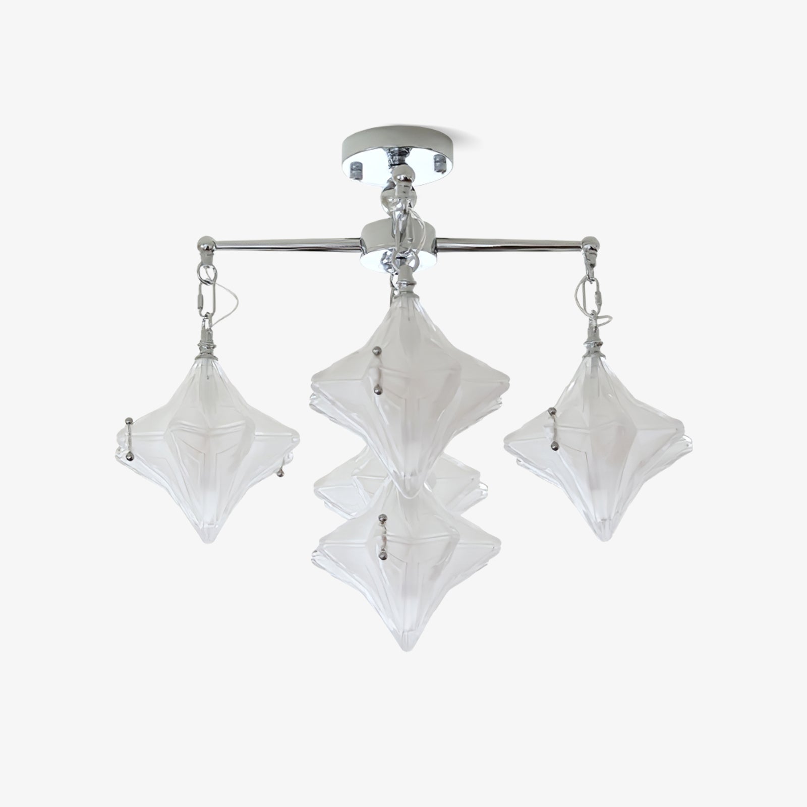 Elowen Prism Star Chandelier by Bling Lighting Studio