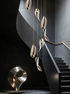 Elsia Entry Foyer Chandelier for high ceiling staircase and foyer lighting