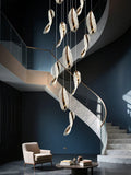 Elsia Entry Foyer Chandelier for high ceiling staircase and foyer lighting