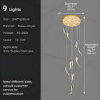 Elsia Entry Foyer Chandelier for high ceiling staircase and foyer lighting