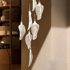 Elyorn Leaves Design High Ceiling Foyer Chandelier for high ceiling staircase and foyer lighting