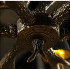 Faux Elk Antler Chandelier - Bling Lighting Studio