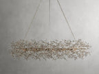 Fiore Oval Chandelier by Bling Lighting Studio
