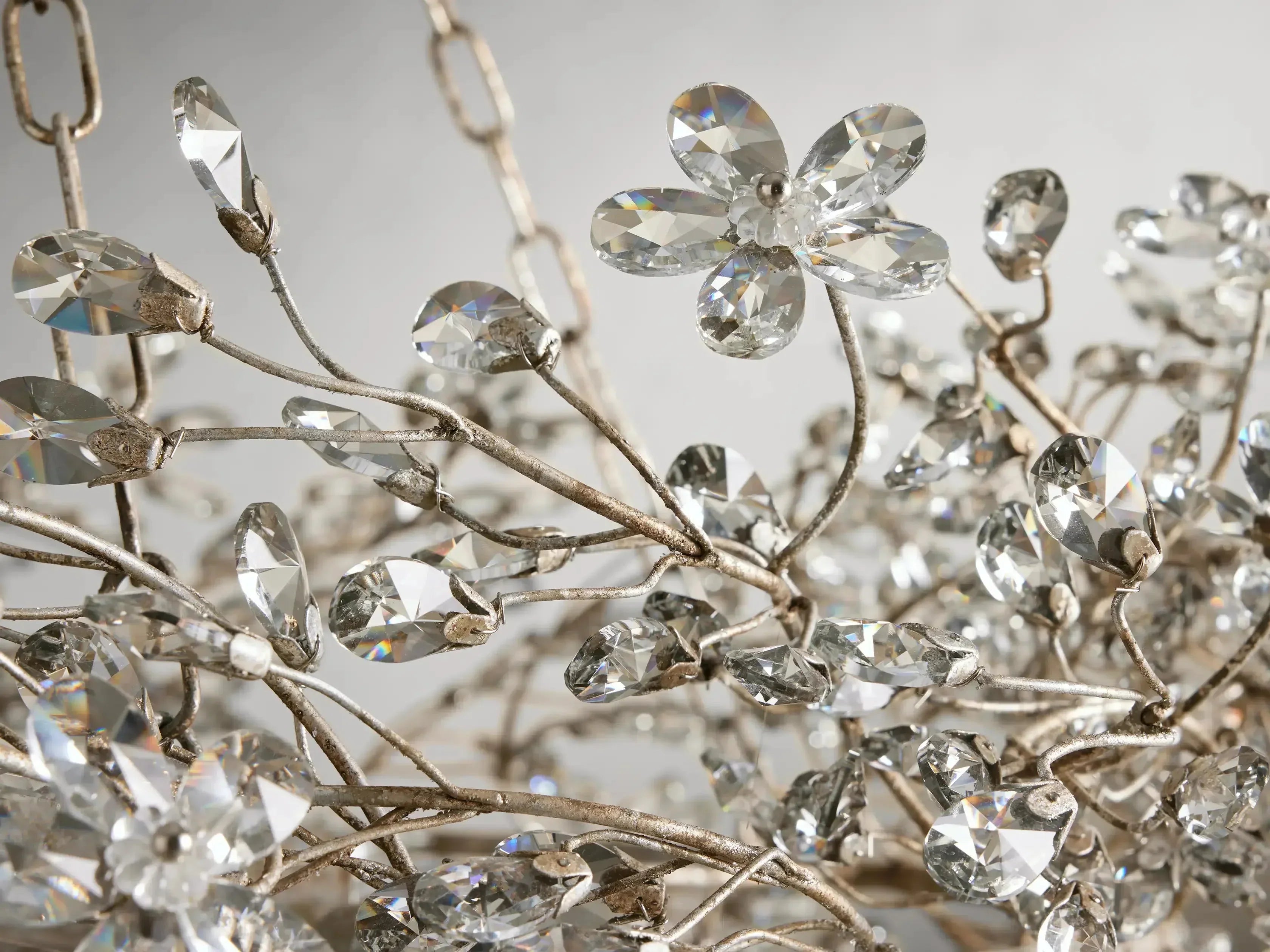 Fiore Oval Chandelier by Bling Lighting Studio