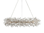 Fiore Oval Chandelier by Bling Lighting Studio