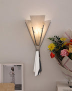Florent Alabaster Fan Wall Sconce by Bling Lighting Studio