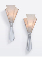 Florent Alabaster Fan Wall Sconce by Bling Lighting Studio